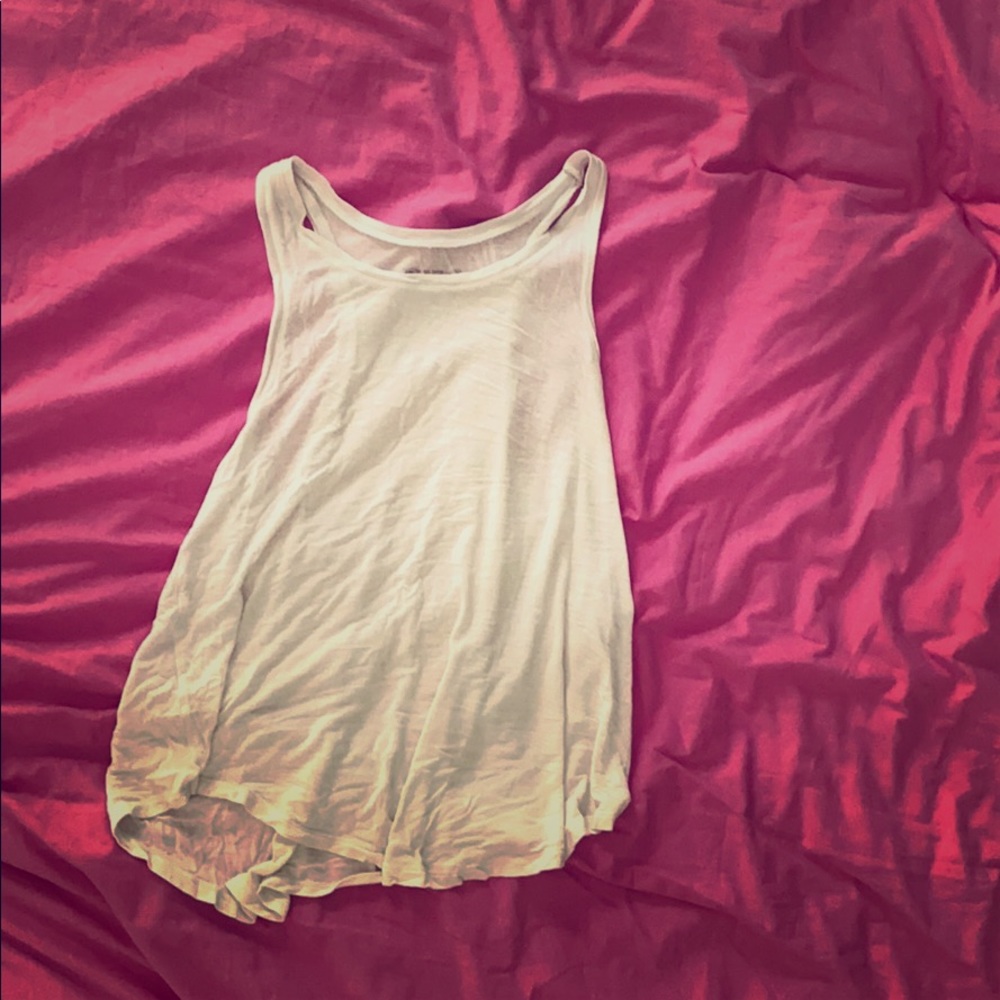 A white tank top